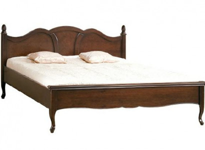 Classic bed, double bed, beds, leather, textile, genuine antique style, wood